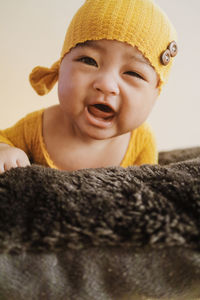 Portrait of cute baby 