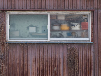 Close-up of window