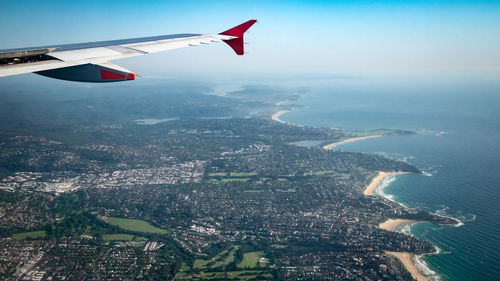 Aerial view on sydney, new south wales, australia