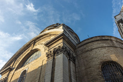 Low angle view of building against sky