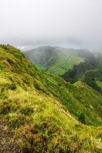 Scenic view of landscape against sky