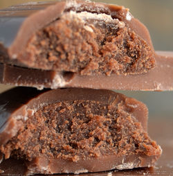 Close-up of ice cream in plate