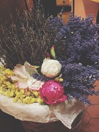 Close-up of rose bouquet