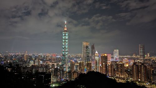 Taipei 101, one of the landmarks of taipei, taiwan.