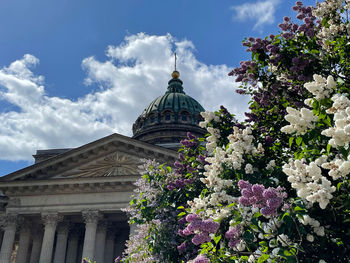 Low angle view of building against sky