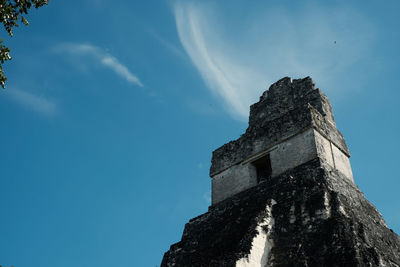 Low angle view of historic building against sky