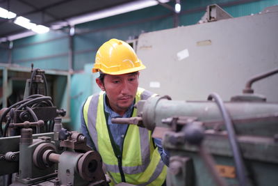 Man working in factory