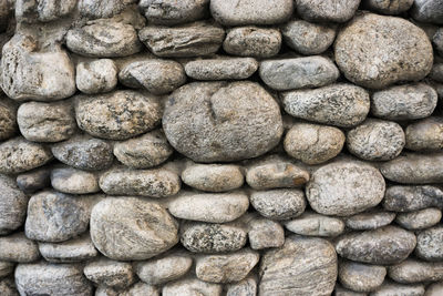 Full frame shot of stone wall