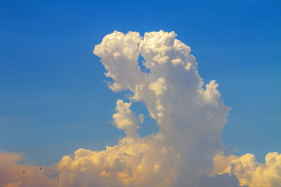 Low angle view of clouds in sky