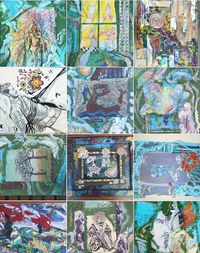 Full frame shot of multi colored wall