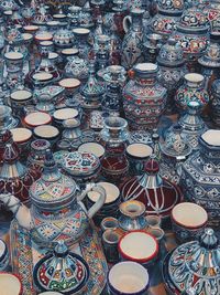 Full frame shot of containers