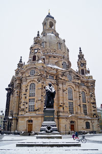 Low angle view of a statue