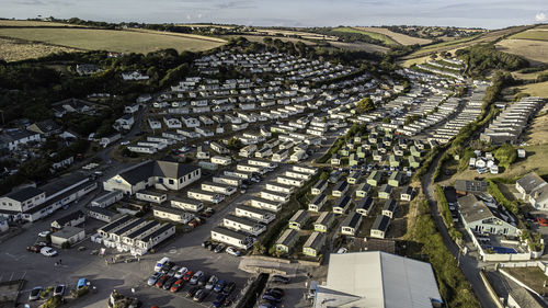 Bigbury on sea from above