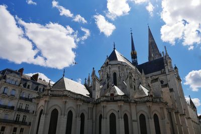 Low angle view of cathedral against sky