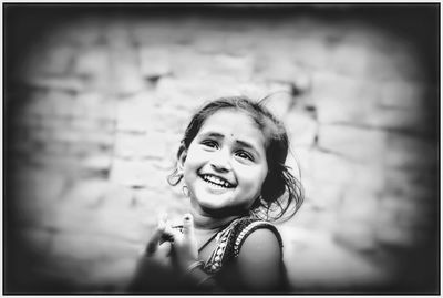 Portrait of a smiling girl