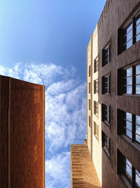 Low angle view of buildings against sky