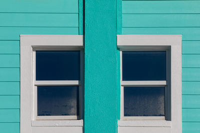 Full frame shot of window of building