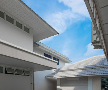 Low angle view of building against sky