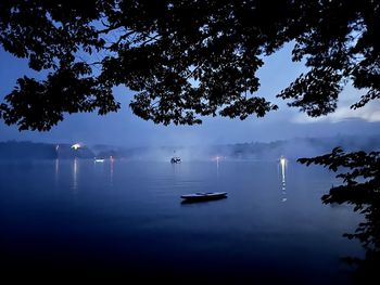 Boat in lake