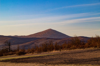 Scenic view of landscape against sky