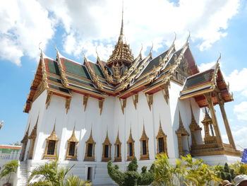 Low angle view of temple