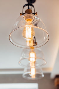 Pendant lamp with edison bulb