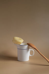 Close-up of coffee on table