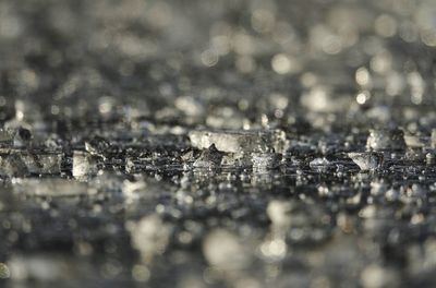 Full frame shot of snow covered surface