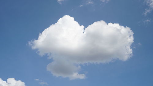 Low angle view of clouds in sky