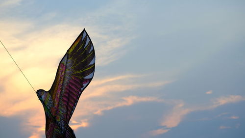 Low angle view of multi colored sky during sunset