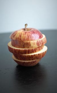 Close-up of apple on table