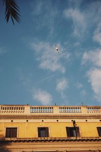 Low angle view of building against sky
