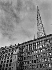 Low angle view of building against sky