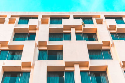 Low angle view of residential building