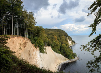 Panoramic view of sea against sky