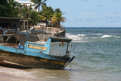 Boat in sea