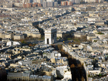 High angle view of a city