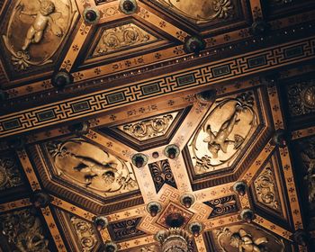 Low angle view of ceiling