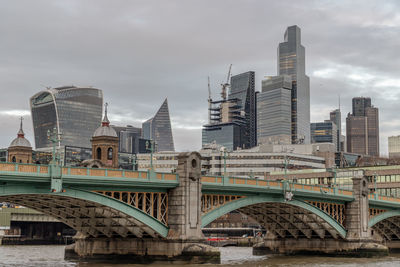 View of buildings in city