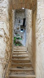 Staircase in corridor