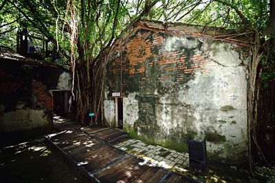 Abandoned built structure