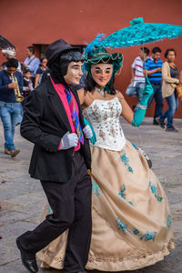 Group of people in traditional clothing