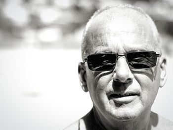 Portrait of man wearing sunglasses