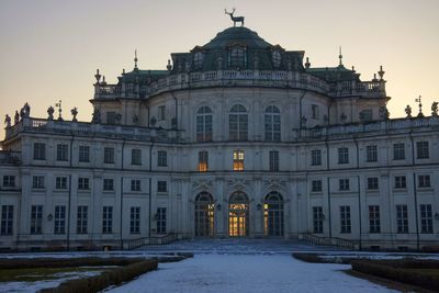 Low angle view of historical building