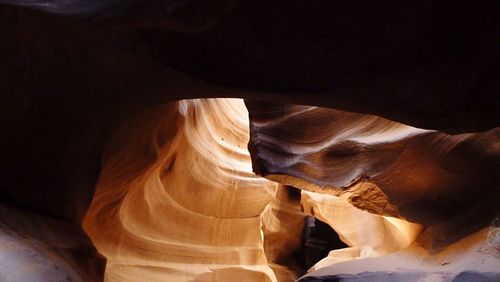 Rock formations in desert