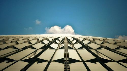 Low angle view of building against sky