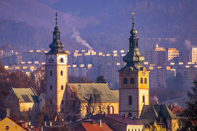 Buildings in city