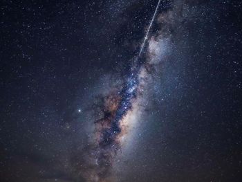 Low angle view of stars in sky