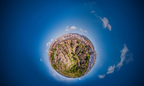 Small planet of ronda in spain andalucia