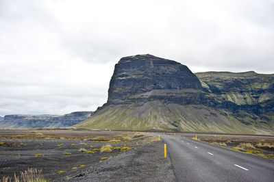 Scenic view of mountain against sky